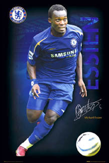 Michael Essien "Signature Series" Chelsea FC Soccer Poster - GB Posters 2005