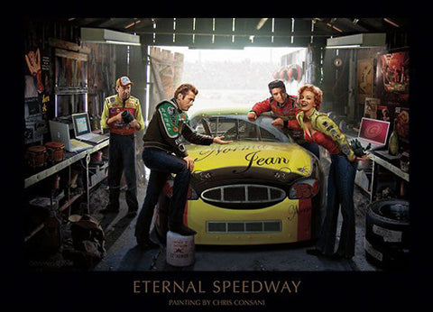 Legends In Racing Garage "Eternal Speedway" by Chris Consani - Jadei Graphics