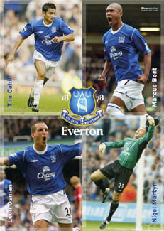 Everton FC "Four Stars" - GB Posters 2005