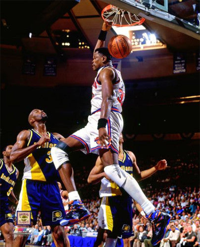 New York Knicks Blue '93 (John Starks, Patrick Ewing, Charles Smith) –  Sports Poster Warehouse