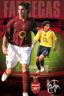 Cesc Fabregas "Young Gun" Arsenal FC Poster - GB 2005