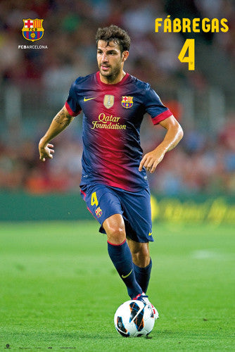 Cesc Fabregas "Superstar" FC Barcelona Poster (2012/13) - G.E. (Spain)