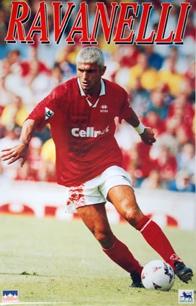 Fabrizio Ravanelli "Action" Middlesbrough FC Poster - Starline Inc. 1996