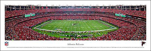 Atlanta Falcons Georgia Dome Panoramic Poster Print - Blakeway Worldwide