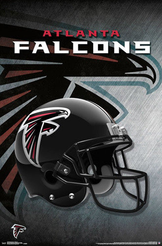 Atlanta Falcons Official NFL Football Team Helmet Logo Poster - Trends International