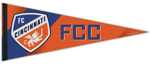 FC Cincinnati "FCC" Official MLS Soccer Premium Felt Collector's Pennant - Wincraft Inc.