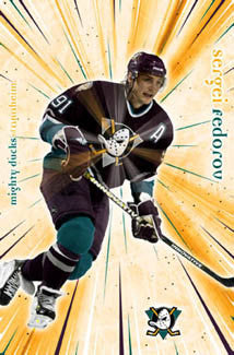 NHL: Anaheim Mighty Duck Sergei Fedorov