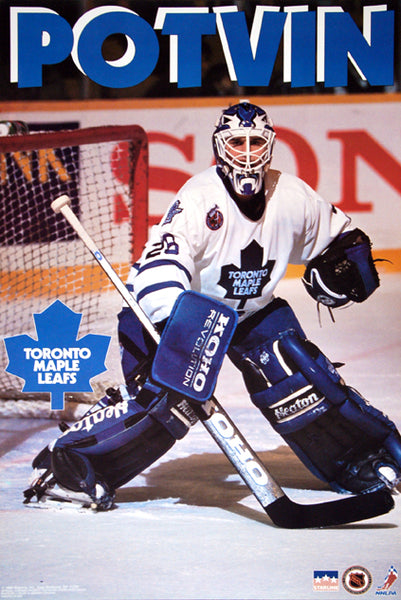Felix Potvin "Action" Toronto Maple Leafs NHL Goalie Action Poster - Starline 1993