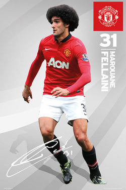 Marouane Fellaini "Signature" Manchester United FC Poster - GB Eye (UK)