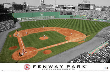 Boston Red Sox Fenway Park Gameday Poster - Costacos Spots