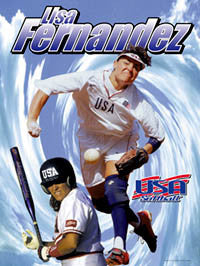 Lisa Fernandez "Legend" Poster - USA Softball 2005