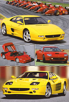 Ferrari 1998 Autophile Composite Poster - Wizard & Genius