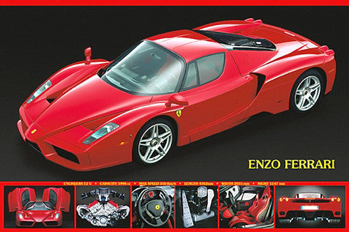 Ferrari Enzo (2002) Official Autophile Sportscar Poster - Eurographics Inc.
