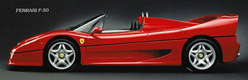 Ferrari F50 (1995) Classic Automotive Poster - Eurographics Inc.
