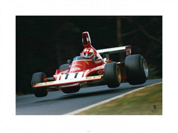 Ferrari 312 B3-74 "Regazzoni Jump" Print - Pyramid (UK)