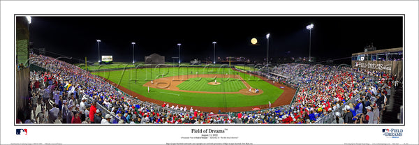 MLB Field of Dreams Game 2022 (Reds vs. Cubs 8/11/22) Panoramic Poster Print - Everlasting Images
