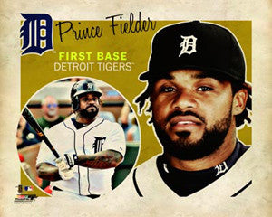 Detroit Tigers' Cecil Fielder Action Figure - Starting Lineup 1991 Major League Baseball Series with 28cm x 36cm Special Series Poster