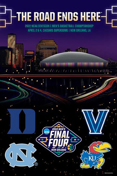 NCAA March Madness 2022 FINAL FOUR Men's Basketball Championships Poster - ProGraphs