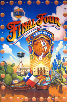 NCAA Men's Basketball Final Four 1998 Official Event Poster - Action Images Inc.