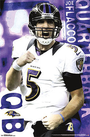 Joe Flacco "Superstar" Baltimore Ravens NFL Football Poster - Costacos 2013