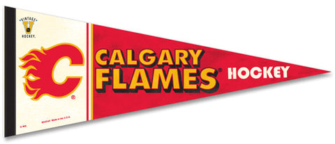 Calgary Flames "Vintage Hockey" Premium Felt Pennant - WinCraft