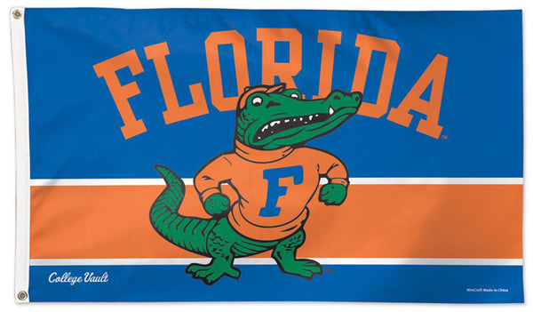 Florida Gators "Classic Albert" Vintage-Style College Vault Collection NCAA Deluxe-Edition 3'x5' Flag