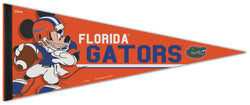 Florida Gators Football "Mickey QB Gunslinger" Official NCAA/Disney Premium Felt Pennant - Wincraft Inc.