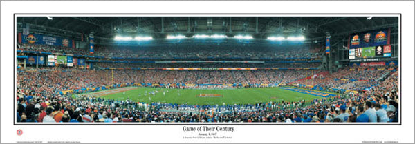 Florida Gators "Game of Their Century" (2006 BCS Champions) Panoramic Poster Print - Everlasting