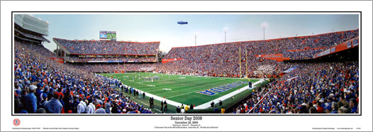 Florida Gators "Senior Day 2009" Griffin Stadium Panoramic Poster Print - Everlasting