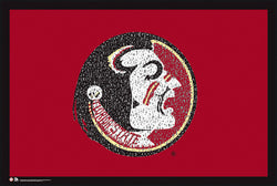 Florida State Seminoles Fight Song NCAA Logo Poster - LA Pop