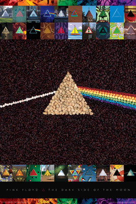 Pink Floyd The Dark Side of the Moon "31 Versions" Album Cover Poster - Aquarius