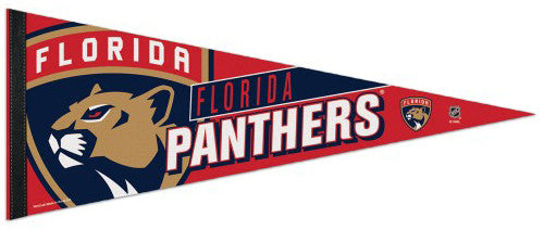 Florida Panthers Official NHL Hockey Logo-Style Premium Felt Pennant - Wincraft Inc.