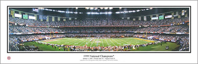 Florida State Seminoles "1999 National Champions" Panoramic Poster Print - Everlasting Images