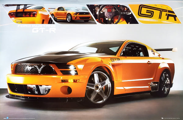Ford Mustang GTR 2011 American Muscle Car Poster - GB Eye Inc.