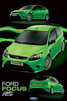 Ford Focus RS Limited-Edition 2009-10 Autophile Wall Poster - Pyramid 2010
