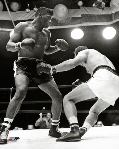 Floyd Patterson "Johansson Knockout" (1960) Classic Boxing Poster Print - Photofile Inc.