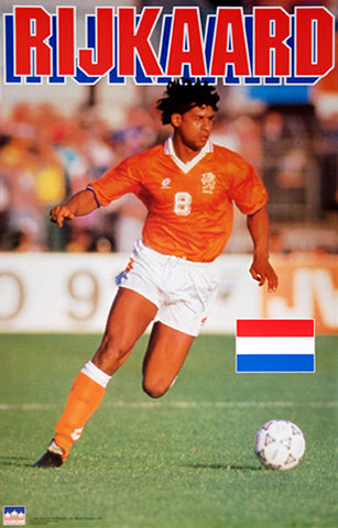Frank Rijkaard Team Netherlands Football Soccer Action Poster - Starline Inc. 1994