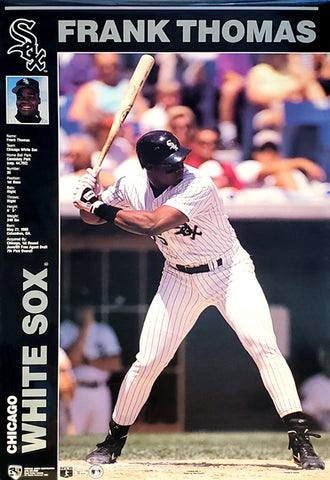 Frank Thomas "Superstar" Chicago White Sox MLB Action Profile Poster - Norman James Corp. 1992