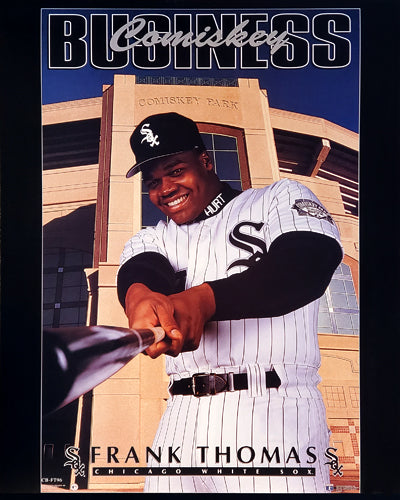 Frank Thomas "Comiskey Business" Chicago White Sox Premium 16x20 Poster - Costacos Brothers 1995
