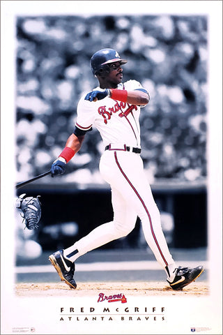 Fred McGriff "Diamond Classic" Atlanta Braves Poster - Costacos 1996