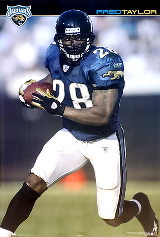 Fred Taylor "Intensity" Jacksonville Jaguars NFL Action Poster - Costacos 2004
