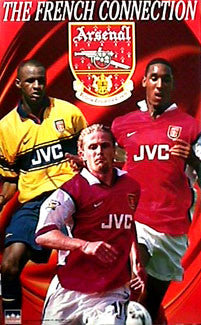 Arsenal FC "The French Connection" Poster - Starline Inc. 1998