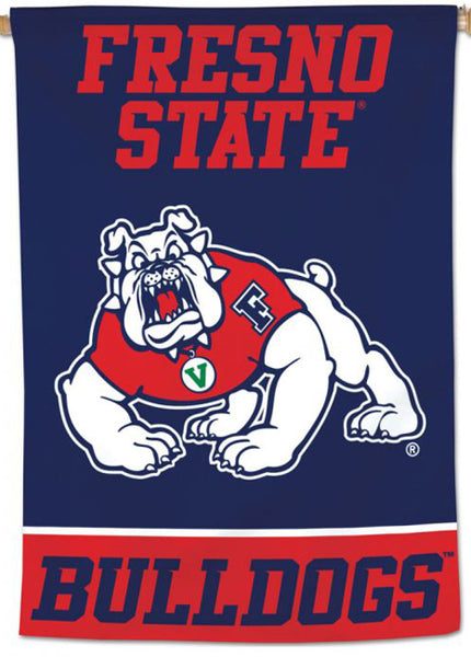 Fresno State Bulldogs Official NCAA Team Logo NCAA Premium 28x40 Wall Banner - Wincraft Inc.