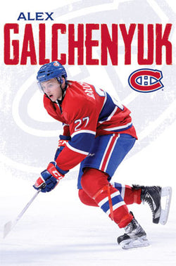 Alex Galchenyuk "Young Gun" Montreal Canadiens NHL Action Poster - Costacos 2013