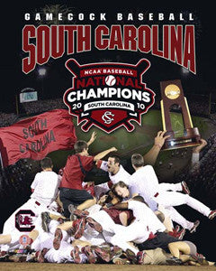 South Carolina Baseball 2010 College World Series Champs Premium Poster - Photofile 16x20