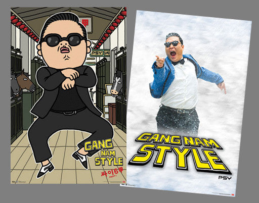 Psy GANG NAM STYLE Two-Poster Combo Set - Trends International