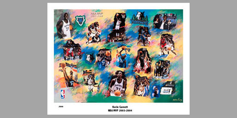 Kevin Garnett 2004 NBA MVP (L.E. /5,000) Minnesota Timberwolves Premium Poster Print