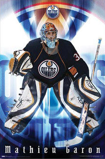 Mathieu Garon "Stopper" Edmonton Oilers Poster - Costacos 2008