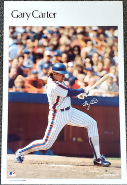 Gary Carter "Classic" New York Mets Vintage Original Poster - Sports Illustrated by Marketcom 1985