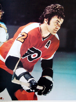 Gary Dornhoefer Philadelphia Flyers NHL Portnoy Series Poster - Sports Posters Inc. 1974